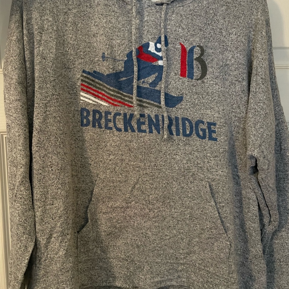 Breckenridge gray hoodie by Tailgate; women’s large